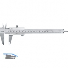MITUTOYO Przision-Messschieber mit Feststellschraube DIN 862 0-300 mm