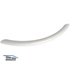 Griff Meduna  10 mm, LA 128 mm, Breite 152 mm, Stahl wei