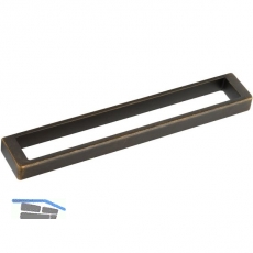 Griff Cubico LA 192 mm, Breite 201 mm, ZN antik braun