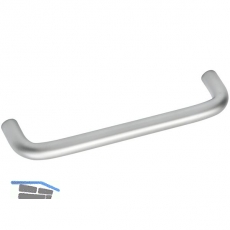 Griff Sulis  10 mm, LA 352 mm, Breite 362 mm, Stahl verchromt matt