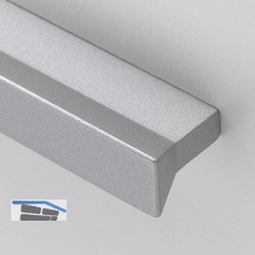 Griff Flora LA 96 mm, Breite 111 mm, ZN alufarbig