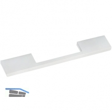 Griff Nestis LA 128 mm, Breite 200 mm, ZN wei matt