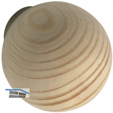 Knopf Olwen  30 mm, Tiefe 34 mm, Fichte roh