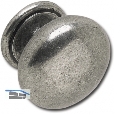 Knopf Omaha ø 33 mm, Tiefe 27 mm, ZN altsilber