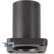 Montagehlse ROLLING STAR zu Kugelrolle  52 mm, Hhe 40 mm, Kunststoff schwarz