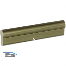 Montagezylinder 130 mm, Messing geschliffen