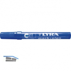 LYRA Permanent-Marker 112 Strichbreite 1-4 mm blau runde Spitze