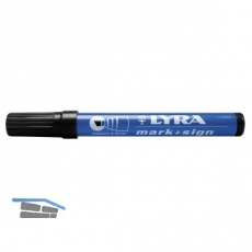 LYRA Permanent-Marker 111 Strichbreite 2-6 mm schwarz schrge Spitze