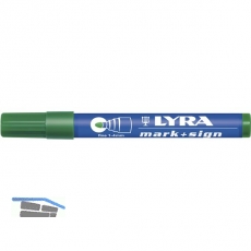 LYRA Permanent-Marker 112 Strichbreite 1-4 mm grn runde Spitze