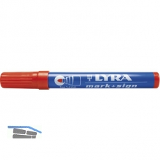 LYRA Permanent-Marker 112 Strichbreite 1-4 mm rot runde Spitze