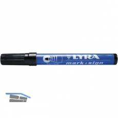 LYRA Permanent-Marker 112 Strichbreite 1-4 mm schwarz runde Spitze
