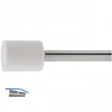 LUKAS Filz-Polierstift Form ZY Zylinder Qualitt P3 Kopf  25 mm Lnge 30 mm