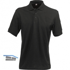 ACODE Polo-Shirt Basecamp Uni schwarz Gr.60/62 (XXL) 100% Baumwolle
