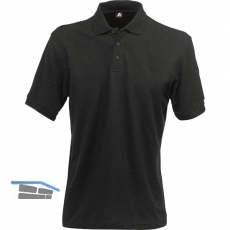 ACODE Polo-Shirt Basecamp Uni schwarz Gr.52/54 (L) 100% Baumwolle