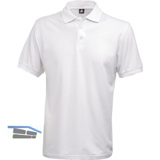 ACODE Polo-Shirt Basecamp Uni wei Gr.46 (S) 100% Baumwolle