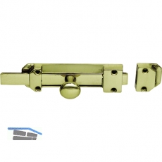 Querriegel gerade, 19 x 4 mm, Platte 160 x 42 mm, Messing poliert