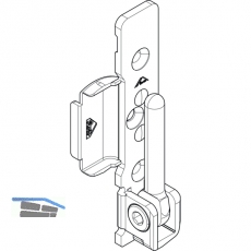 ROTO NT Ecklager E5, 12/20-9V/13V, verstellbar, mit Bohrzapfen, links (450548)