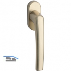 ROTO Fenstergriff ROTOLINE - verdeckt geschr., 7 x 30 mm, Alu messingfrbig