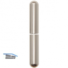 Aufsteckhlsen 3- DIM, rund, Band  15 mm, Aluminium vernickelt 92 mm