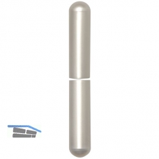 Aufsteckhlsen 3- DIM, rund, Band  15 mm, Aluminium vernickelt matt 92 mm