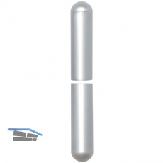 Aufsteckhlsen 3- DIM, rund, Band  15 mm, Aluminium verchromt matt 92 mm
