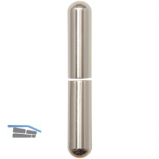 Aufsteckhlsen 3- DIM, rund, Band  20 mm, Aluminium vernickelt 112 mm