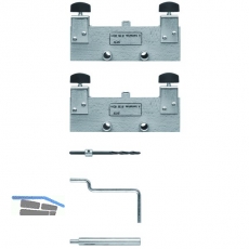 Bohrlehren fr 3- teilige Steckbnder, 22 mm