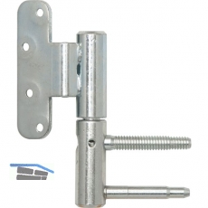 Trband 3-DIM 2-tlg. f.stumpfe Tren,  20mm links, Bandh. 112mm,verzinkt silber
