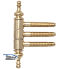 Einbohrzierband dreiteilig, 16 mm, Stahl vermessingt