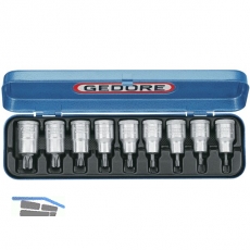 GEDORE Schraubendreher-Einsatz-Satz ITX19PM 1/2\&quote;vierkant Torx 9-teilig