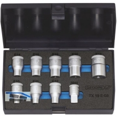 GEDORE Steckschlssel-Satz TX19E-09 1/2\&quote;vierkant Auentorx 9-teilig