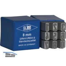 Schlagziffern-Satz Standard 2 mm