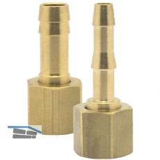 Druckluft Schlauchtlle Messing mit berwurfmutter IG 1/4\&quote; fr 6 mm Schlauch