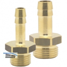 Druckluft Einschraubtlle Messing mit AG 1/4\&quote; fr 9 mm Schlauch