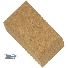Schleifkork aus Naturkork 100 x 60 x 40 mm