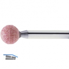 LUKAS Schleifstift Edelkorund Form KU Kugel DIN69170 Kopf  8 mm