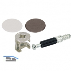 SECOTEC Schrankverbinder Exzenter 25 mm Kunststoff braun/wei SB-8 BL3