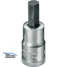GEDORE Schraubendreher-Einsatz IN19 DIN7422 1/2\&quote;vierkant 8.0 mm Innensechskant