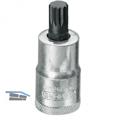 GEDORE Schraubendreher-Einsatz INX19 DIN2324 1/2\&quote;vierkant M10x55 mm Vielzahn