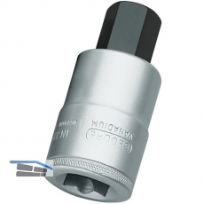 GEDORE Schraubendreher-Einsatz IN32 DIN7422 3/4\&quote;vierkant 19.0 mm Innensechskant