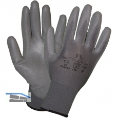 STAFFL Schutzhandschuh Pu-Touch grau Gr. 10 EN388 Kategorie II
