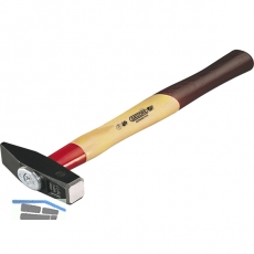 GEDORE Sicherheits Schlosserhammer Rotband Plus 500 g Hickory Stiel