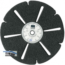 Sichtschleifscheibe-EF 210 mm Korn 80 zu Sichtschleifmaschine SSE 63N9-2K
