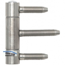 Einbohrband 3-tlg. BAKA C 1-20 WF mit Stiftsicherung, 20 mm, Stahl verzinkt