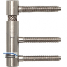 Einbohrband steigend V 5450, links, 15 mm, Stahl vernickelt