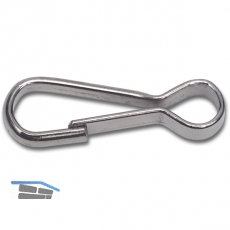 Simplex Haken -, 40 mm, Stahl vernickelt