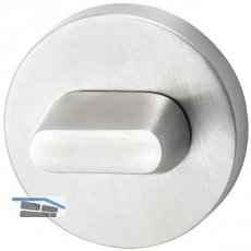 SOLIDO WC, Rosetten Anzeige rot/wei, Edelstahl matt