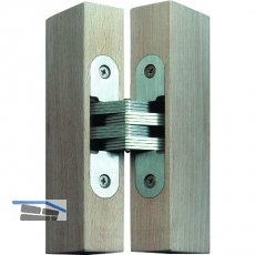 Soss Einbohr-Scharnier H: 60 mm, Holzstrke 19-25 mm, Zamak vern.