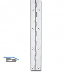 SECOTEC Stangenscharnier 32X600 mm Stahl vernickelt SB-1