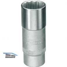 GEDORE Steckschlssel-Einsatz lang D19L DIN3124 1/2\&quote;vierkant 13.0 mm zwlfkant